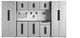 Gladiator® Silver Tread Flex Cabinet System II-0