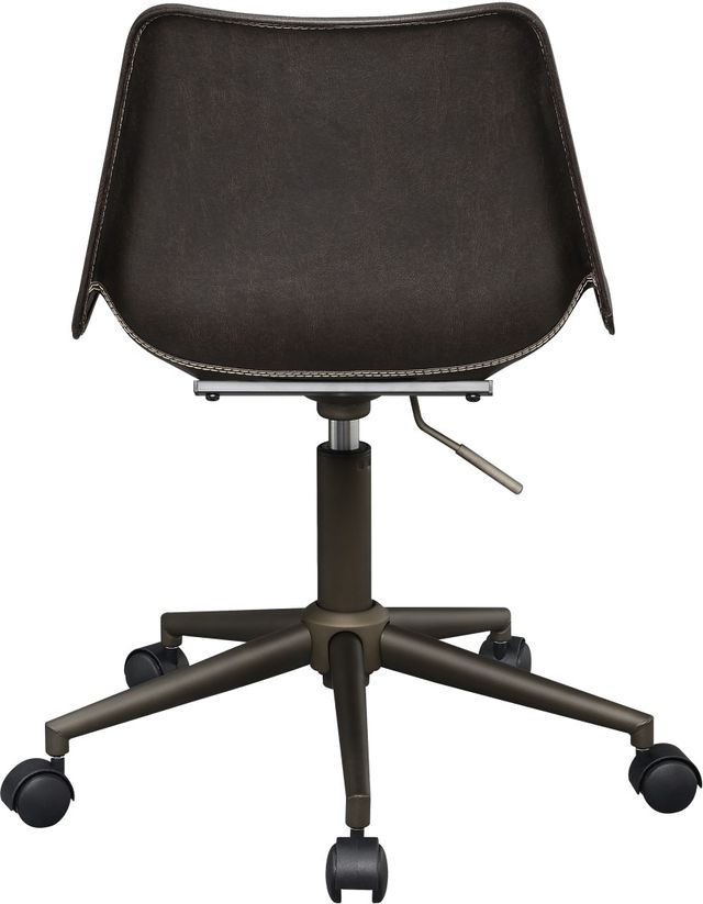 Coaster® Carnell Brown/Rustic Taupe Office Chair-2