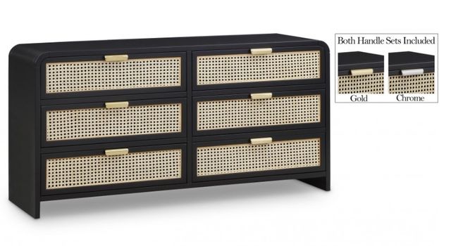 Meridian Furniture Sage Black Dresser-2