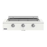 Matte White, Stainless Steel