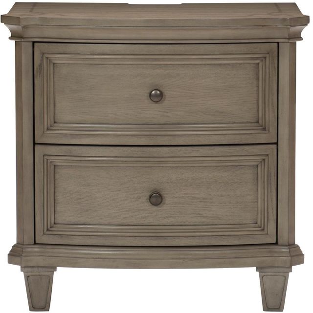 Mazin Furniture Vermillion Gray Cashmere Nightstand-1