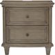 Mazin Furniture Vermillion Gray Cashmere Nightstand-1