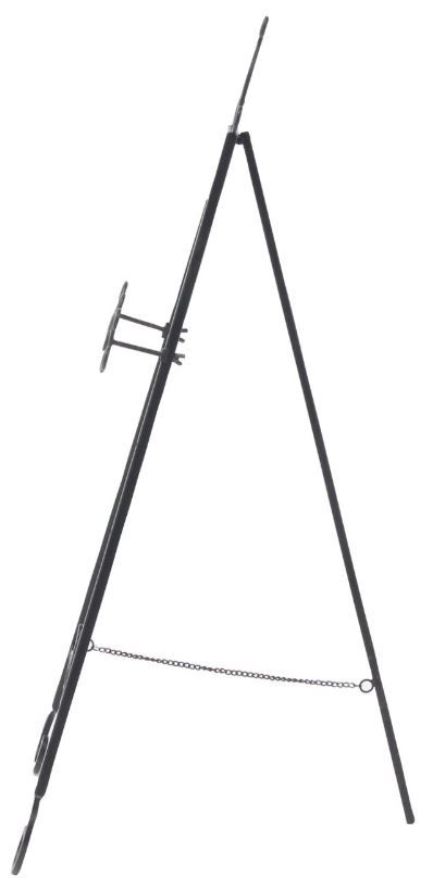 Deco Marche Black Scroll Large 3-Tier Display Easel with Chain-2