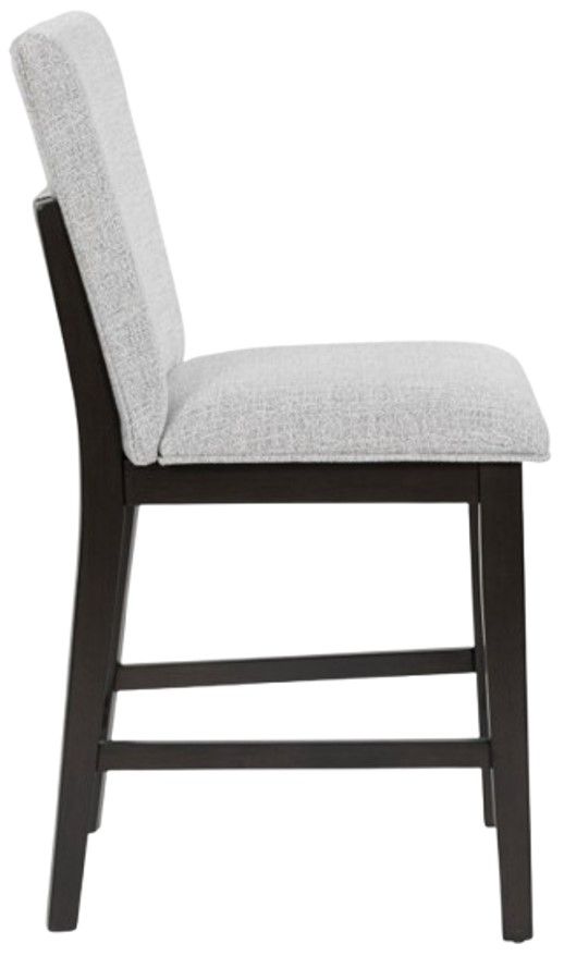 Signature Design by Ashley® Neymorton Brown/Dark Grayish Upholstered Bar Stool-3