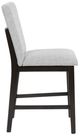 Signature Design by Ashley® Neymorton Brown/Dark Grayish Upholstered Bar Stool-3
