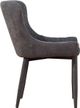 TOV Furniture Draco Grey Velvet Chair-2