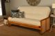 Kodiak Furniture Westport Canton Cream/Honey Full Futon with Mattress-1