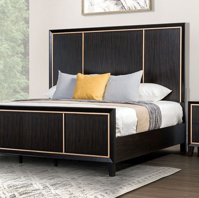 Furniture of America® Kenyada 4-Piece Espresso Queen Bedroom Set-1