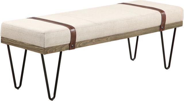 Coaster® Austin Beige/Black Bench-1