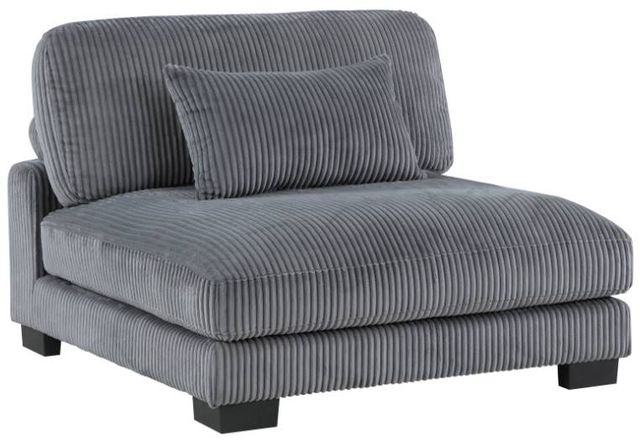 Homelegance® Traverse 2-Piece Plush Gray Modular Sectional with Ottoman-4