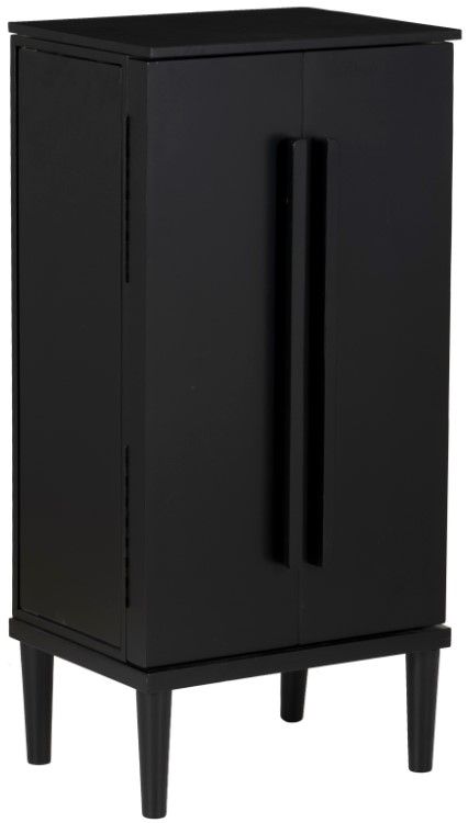 Powell® Mekia Jenn Black Jewelry Armoire-0