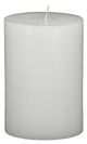 A & B Home 2-Piece White Unscented Soy Wax Candle Set-1