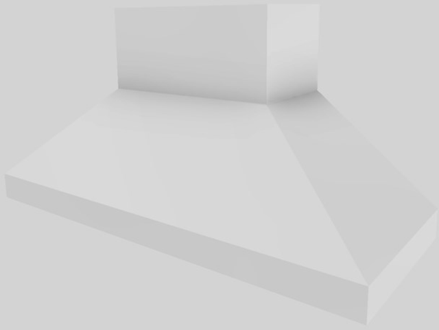 Vent-A-Hood® 60" White Euro-Style Wall Mounted Range Hood-4