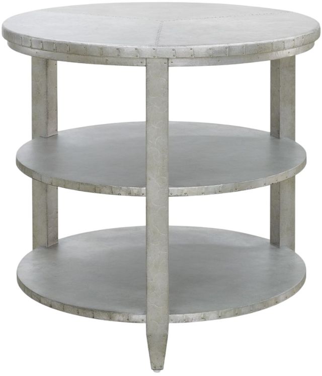 Hooker® Furniture Melange Maverick Silver Table-0