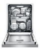 Bosch® 800 Series 24" Built In Dishwasher-Stainless Steel-2