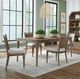Liberty Furniture Hickory Grove 5-Piece Elliston Oatmeal/Heirloom Brown Rectangular Dining Table Set-1