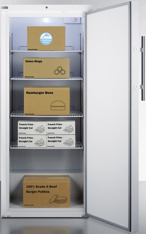 Summit® 30" 18.3 Cu. Ft. White Upright Freezer-2