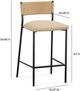 TOV Furniture Celine Tan Bar Stool-2