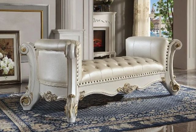 ACME Furniture Vendome Antique Pearl Bench-1