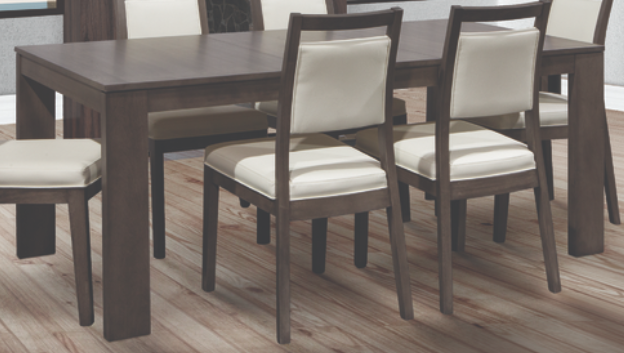 Tomali Worn Gray Rectangular Dining Table with 72