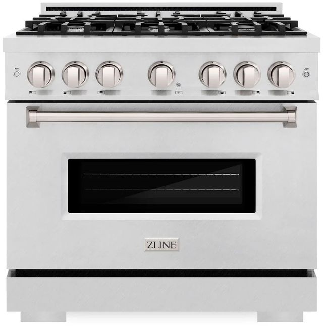 ZLINE Classic 36" Satin Stainless Steel Pro Style Dual Fuel Range-0
