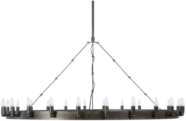 YHD Oil-Rubbed Bronze 24-Light Chandelier-3