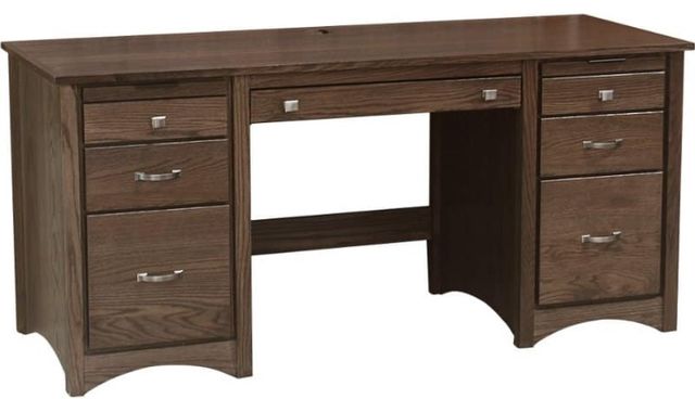Wolfcraft Furniture McMillan Black 65" Desk-0