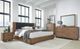 Modus Furniture Boka Black/Impala Queen Upholstered Platform Bed-1