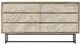 Armen Living Peridot Black/Natural Dresser -1