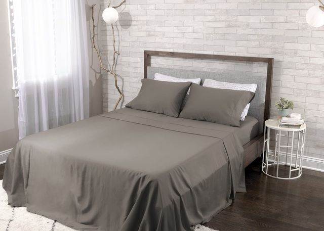 BEDGEAR® Hyper-Cotton™ Gray Queen Sheet Set-4