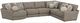 Jackson Furniture Turner 5-Piece Mushroom Sectional-0