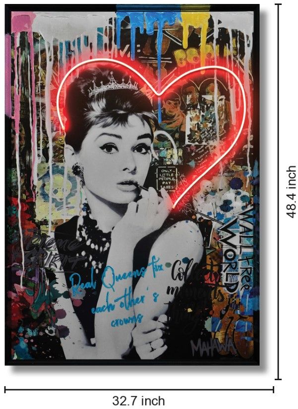 Classy Living Hearts with Iconic Figure Neon Sign-2