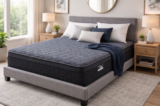 Spring Air® Delafield 14.5" Hybrid Medium Euro Top Queen Mattress-1