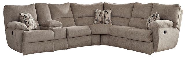 Catnapper® Elliott 2-Piece Pewter Lay Flat Reclining Sectional-0