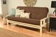 Kodiak Furniture Monterey Linen Cocoa/Antique White Full Futon with Mattress-1