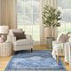 Nourison Home™ Nourison NWB15 Washables Blue 5'x7' Area Rug-5