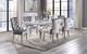 Furniture of America® Neuveville Glass Top Dining Table with Chrome Legs-1