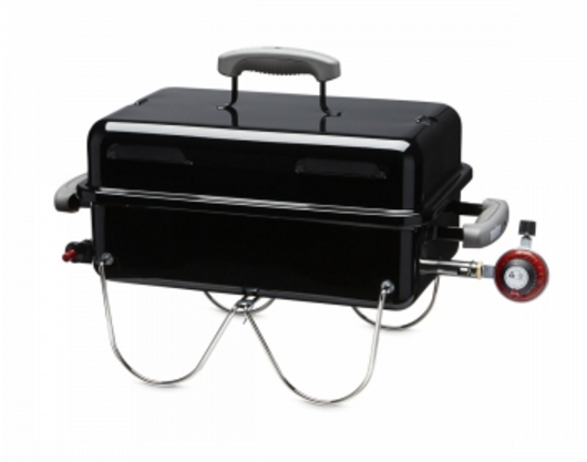 Weber® Grills® Go-Anywhere Series Single Burner Black Portable Liquid Propane Gas Grill-1