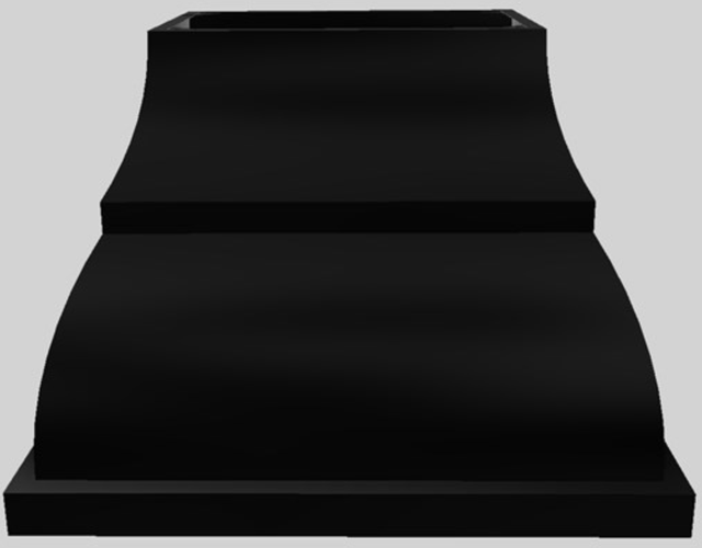Vent-A-Hood® Designer Series 42" Black Island Range Hood-0