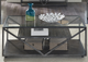 Liberty Furniture Arista Cobblestone Glass Top Cocktail Table with Black Metal Frames-1