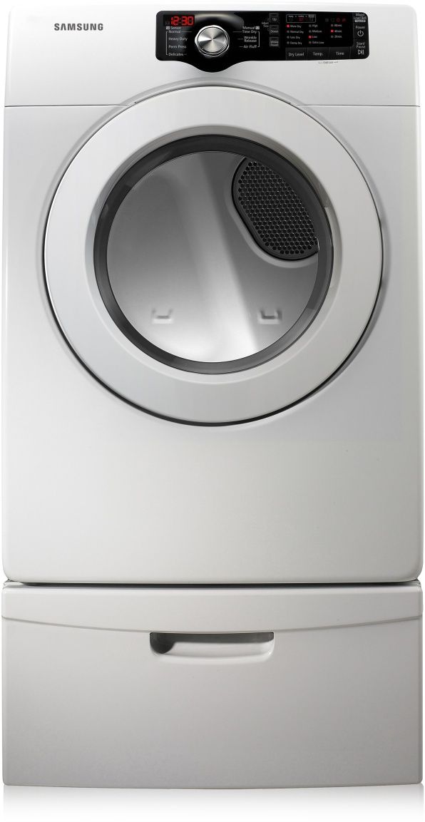 Samsung 7.3 Cu. Ft. White Electric Dryer-1