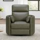 Parker House® Radius Lyric Sage Leather Power Swivel Glider Recliner P1-3