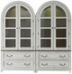 Liberty Furniture River Place 2-Piece Riverstone White  Bunching Curio Set-1