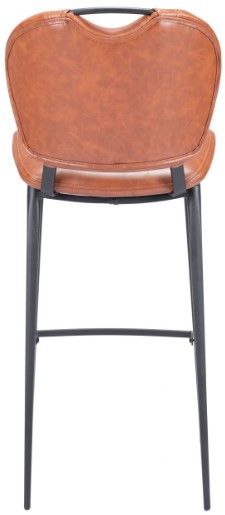 Zuo® Modern Terrence Vintage Brown Bar Chair-3