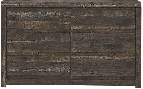Benchcraft® Vay Bay 6-Piece Charcoal Queen Bookcase Panel Bed Set-2