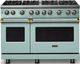 Viking® 5 Series 48" Splash Pro Style Gas (LP) Range with Brushed Brass Trim-0