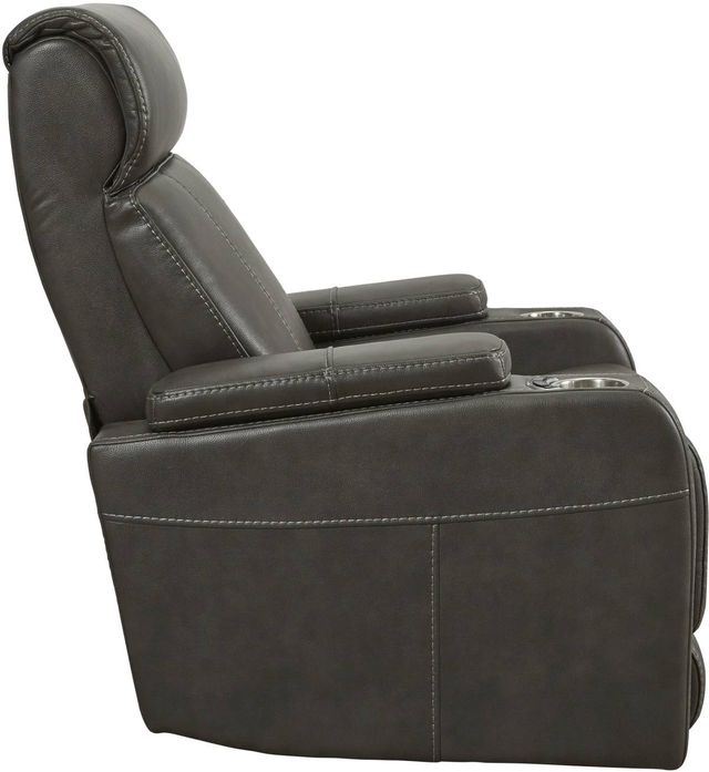 Signature Design by Ashley® Screen Time Graphite Power Recliner-3