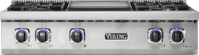 Viking® 7 Series 36" Stainless Steel Liquid Propane Rangetop-0