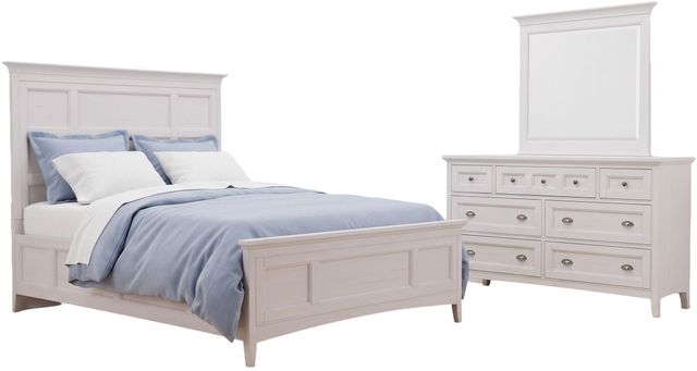 Magnussen Home® Heron Cove 3-Piece Chalk White King Bedroom Set-0