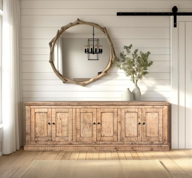 Nest Home Collections Mimi Natural Long Cabinet-1